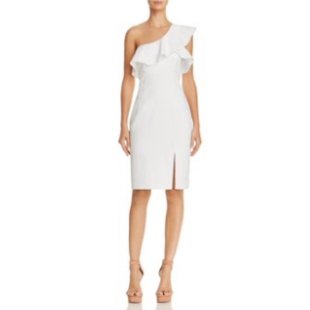 Ivory Off the Shoulder Dress